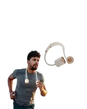 Katlanabilir Gövdeli Uzun Ömürlü Şarjlı Mini Fan