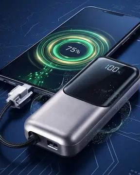 Type C ve Lightning Destekli Yüksek Kapasiteli Powerbank 13000 mAh