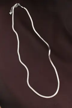 316L Çelik Gümüş Renk 60 cm İtalyan Zincir Kolye 5886