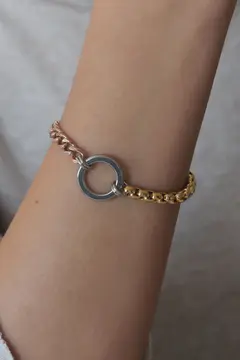 Çelik Mix Renk Kadın Bileklik 5886