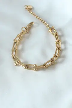 316L Çelik Gold Renk Tifany Model Kadın Bileklik 5886