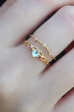 Gold Renk Zirkon Taşlı Taç Model Kadın Yüzük 5886