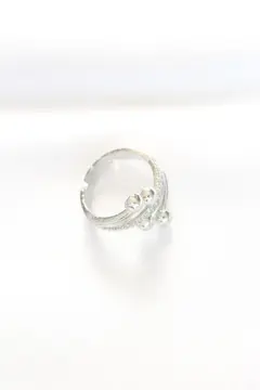 Topçuk Model Zirkon Taşlı Silver Renk Ayarlanabilir Yüzük 5886