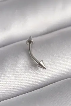 316L Çelik Gümüş Renk Çivi Model Piercing 5886