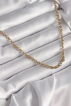316L Çelik Gold Renk Kadın Kolye 5886