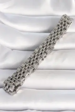 316L Çelik Gümüş Renk Zincir Model Erkek Bileklik 5886
