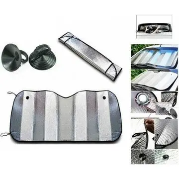 Araç Ön Cam Katlanabilir Güneşlik UV ve Isı Koruma Renault Megane Fiat Egea Hyundai i20 Opel Astra
