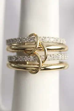 Pirinç Mix Renk Zirkon Taşlı 4'Lü Kadın Yüzük 5886
