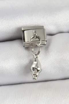 316L Çelik Sallantılı Deniz Kabuğu Model Gümüş Renk Nomination Charm 5886