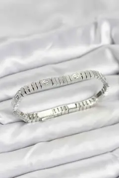 Gümüş Renk VIP Seri Bileklik 5886