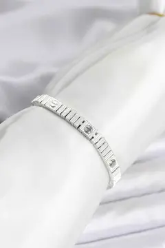 Gümüş Renk VIP Seri Bileklik 5886