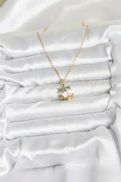 316L Çelik Zincir Gold Renk Chirtsmas Bell Model Yılbaşı Temalı Kadın Kolye 5886