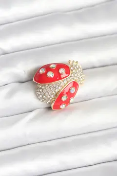 Uğur Böceği Model Broş 5886