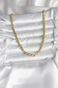 14K Gold Renk Kaplama Burgu Model CM Kadın Kolye 5886