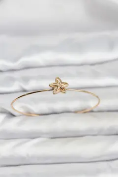 Yıldız Model Gold Renk Bileklik 5886