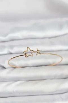 Yıldız Model Gold Renk Bileklik 5886