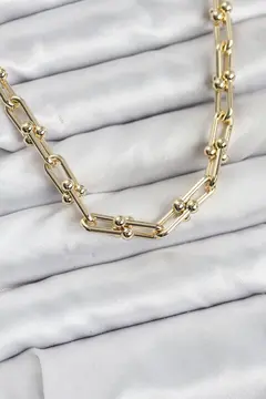 Pirinç Gold Renk Tifani Model Kadın Kolye 5886