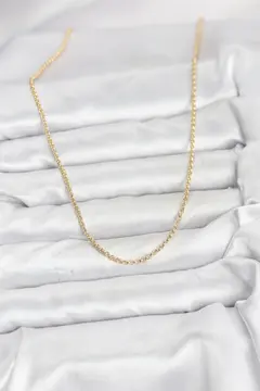 CM 14K Gold Renk Halka Model 60 cm Kadın Kolye 5886