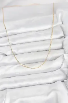 CM 14K Gold Renk Kesme Model 60 cm Kadın Kolye 5886