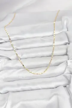 CM 14K Gold Renk Ezme Zincir Model 60 cm Kadın Kolye 5886