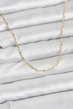 CM 14K Gold Renk Gemici Zincir Model 60 cm Kadın Kolye 5886