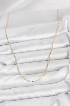 CM 14K Gold Renk Gemici Zincir Model 60 cm Kadın Kolye 5886