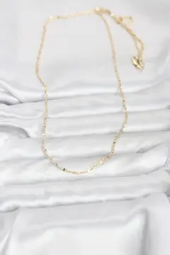 CM 14K Gold Renk Gemici Zincir Model 60 cm Kadın Kolye 5886