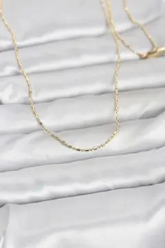 CM 14K Gold Renk Parçalı Topçuk Model 60 cm Kadın Kolye 5886