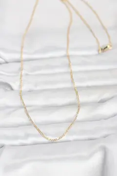 CM 14K Gold Renk 60 cm Zincirli Kadın Kolye 5886