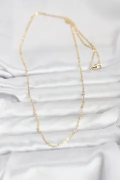 CM 14K Gold Renk Burgu Model 60 cm Kadın Kolye 5886
