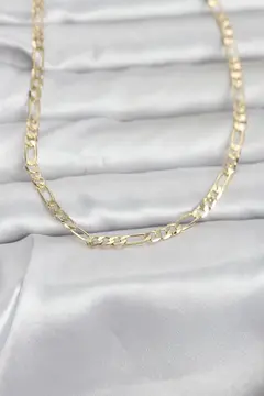 CM 14K Gold Renk Kuşgözü Zincir Model 60 cm Kadın Kolye 5886