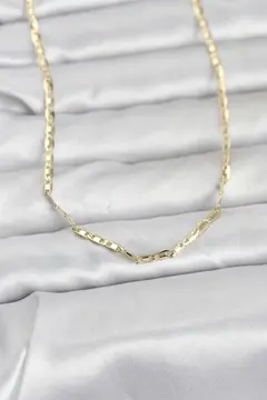 CM 14K Gold Renk Gemici Zincir Model 60 cm Kadın Kolye 5886