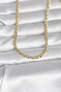 CM 14K Gold Renk Zincir Model 60 cm Kadın Kolye 5886