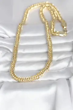 CM 14K Gold Renk Kalın Zincir Model 60 cm Kadın Kolye 5886