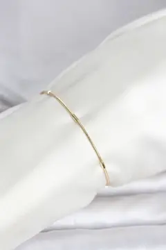 CM 14K Gold Renk Barlı Yılan Zincir Model Kadın Bileklik 5886