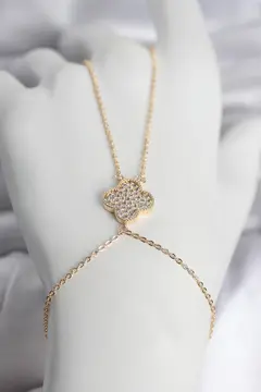 Pirinç Gold Renk Yonca Model Kadın Şahmeran 5886