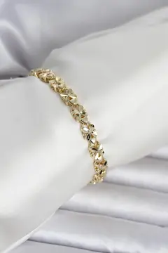 Xuping Kelebek Model Gold Renk Kadın Bileklik 5886