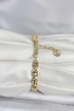 Xuping Kelebek Model Gold Renk Kadın Bileklik 5886
