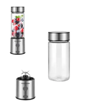 Kablosuz Cam Blender Yüksek Güçlü Smoothie Meyve Sebze Blenderı