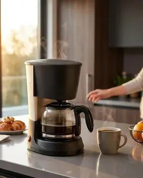 12 Fincan Filtre Kahve Makinesi 1.2 Litre Damlatmaz Sistem Kahve Makinesi