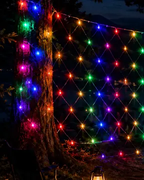 LED Ağ Işık Dekoratif File Aydınlatma Balkon Oda ve Bahçe Süsleme