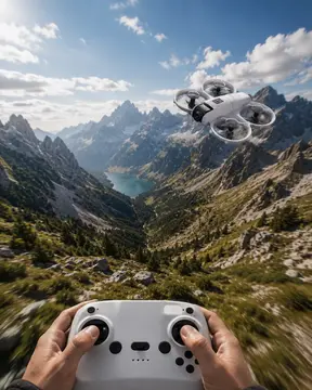 Çocuk ve Yetişkin Kullanımına Uygun Kameralı Akıllı Drone