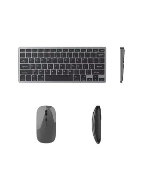 Sessiz Kullanım Sunan Bluetooth Klavye Mouse Seti Çoklu Cihaz Uyumlu