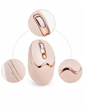 Ergonomik Tasarımlı Kablosuz Mouse Bluetooth ve USB Alıcılı