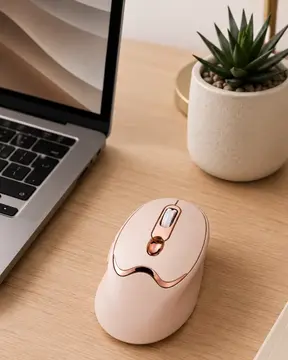 Ofis ve Laptop Kullanımına Uygun Şarjlı Wireless Mouse Sessiz Tuşlu