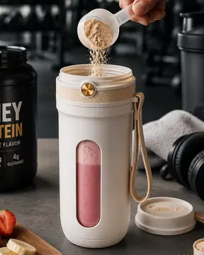 Taşınabilir Şarjlı Blender Smoothie ve Buz Kırıcı Özellikli 350 ML