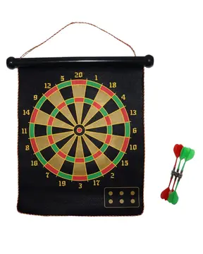 Aile ve Arkadaş Oyunları İçin Manyetik Dart Tahtası 6 Ok Dahil