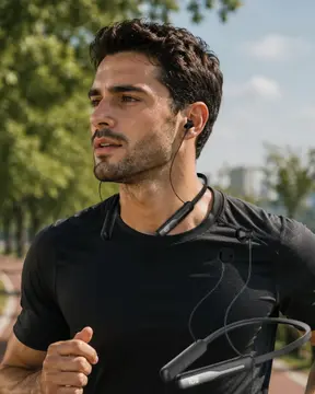 Ses Değiştirme Özellikli Boyun Askılı Bluetooth Spor Kulaklığı