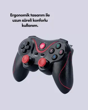 Yüksek Hassasiyetli Kablosuz Oyun Kolu PC ve Mobil Uyumlu