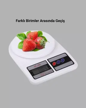 Hassas Dijital Mutfak Tartısı – 1g Doğruluk LCD Ekran Otomatik Kapanma